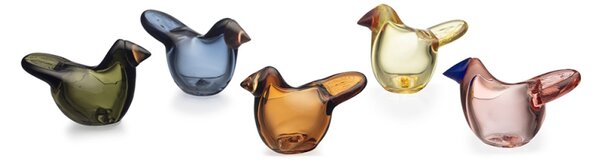 Iittala Ptáček Toikka Flycatcher, žluto-oranžový