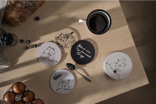 Muurla Set podtácků Moomin , 4ks / 80. výročí