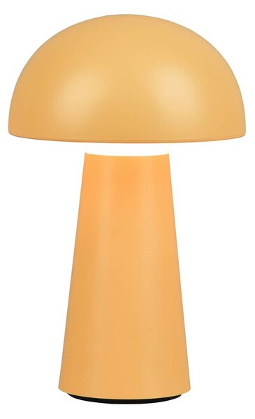 Stolní lampa LED Lennon IP44 baterie stmívač žlutá