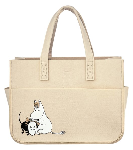 Muurla Taška Moomin, béžová / s kapsami