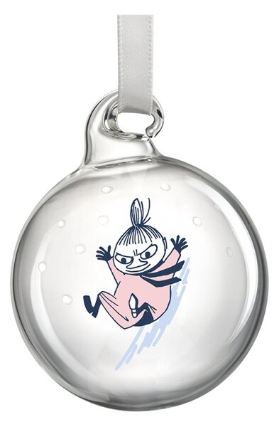 Muurla Set vánočních ozdob Moomin Let it snow 5cm / 4ks