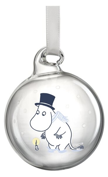Muurla Set vánočních ozdob Moomin Let it snow 5cm / 4ks