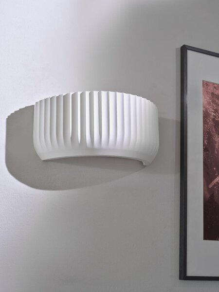 LEDVANCE nástěnné svítidlo Plaster Routes Up 310 1xE27 bílé 4058075841260