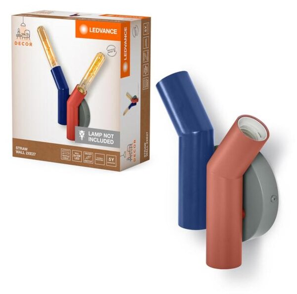 LEDVANCE nástěnné svítidlo Straw 2xE27 multicolor 4058075838840