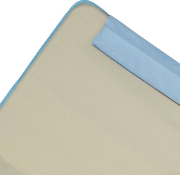 Outsunny 2 Pack Skládací Sluneční Lehátka s Nastavitelným Opěradlem a Polštářkem, S Taškou pro Přenášení, Lehké Přenosné Plážové Matrace, 124 x 53 cm