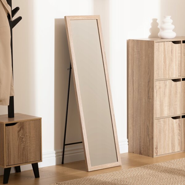 Zrcadlo stojací 125cm černé