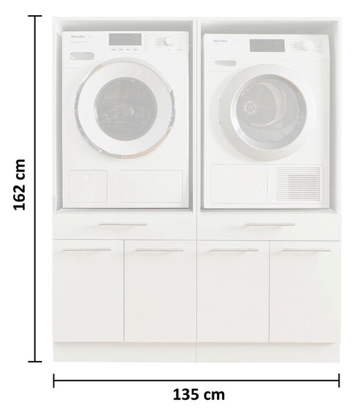 TECHNICKÁ MÍSTNOST, 135/162/67,5 cm - Víceúčelové skříně, Online Only