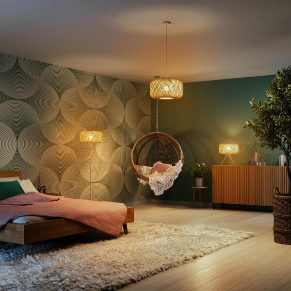 LEDVANCE stolní lampa Paper Bale 1xE27 béžová 4058075840904