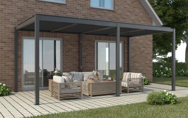 Hliníková bioklimatická pergola s lamelami 5.8 x 3 M
