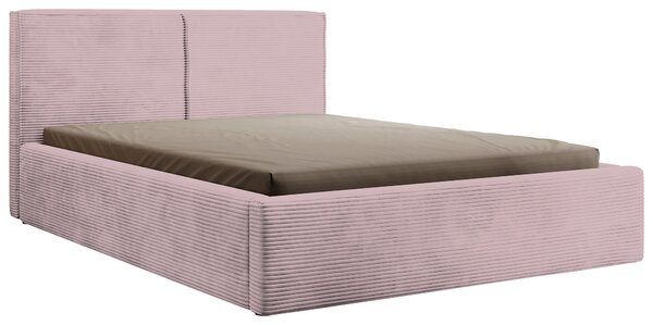ČALOUNĚNÁ POSTEL, 140/200 cm, růžová P & B - Postele s úložným prostorem, Online Only