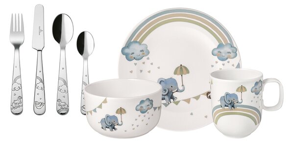 Villeroy&Boch Dětská jídelní sada Walk like an Elephant, 7 ks