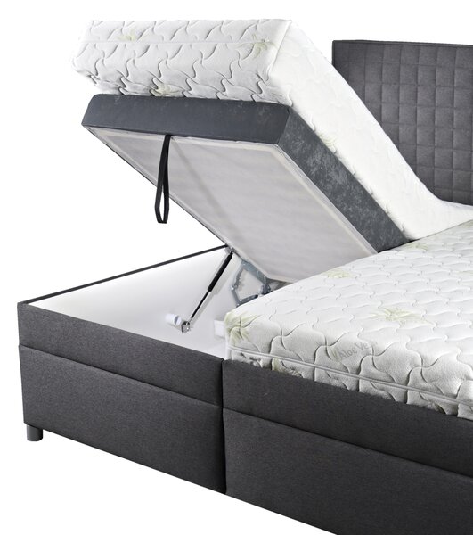 Postel VENETO BOXSPRING 100x200 cm, bez čel