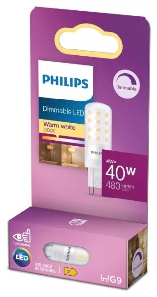 LED Stmívatelná žárovka Philips G9/4W/230V 2700K