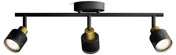Philips Niall 8720169300118 stropní lampa GU10 černá, zlatá