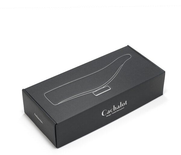Ambientec Cachalot Clear, bateriová lampička z čirého akrylu, LED 2000K dotykové stmívání, délka 28,5cm, IP43