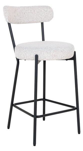 Bílá barová židle (výška sedáku 65 cm) Badalona – House Nordic
