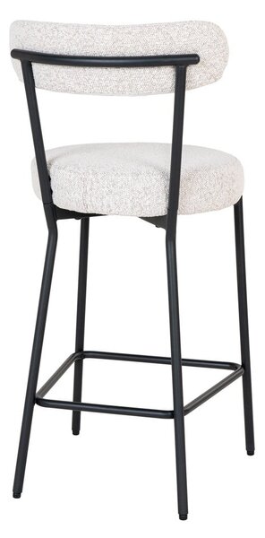 Bílá barová židle (výška sedáku 65 cm) Badalona – House Nordic