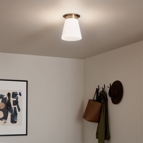 Kichler KL-ALBERS-F-T-CPZ-Stropní svítidlo ALBERS 1xE27/40W/230V pr.21,6cm bronz