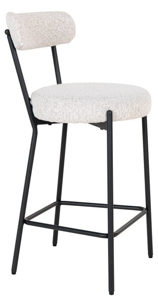 Bílá barová židle (výška sedáku 65 cm) Badalona – House Nordic