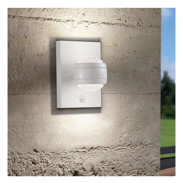 Eglo 96022 - LED Venkovní nástěnné svítidlo s čidlem SESIMBA 1 2xLED/3,7W IP44
