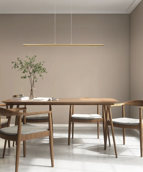 Mantra 8954 Lineal, černé lineární závěsné svítidlo LED 38W 3000K, délka 122cm