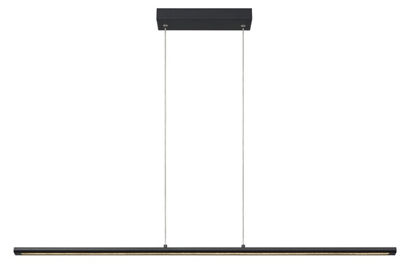 Mantra 8954 Lineal, černé lineární závěsné svítidlo LED 38W 3000K, délka 122cm
