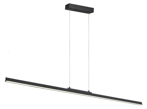 Mantra 8960 Lineal, černé lineární závěsné svítidlo se svícení nahoru/dolů LED 54W 3000K, délka 151cm