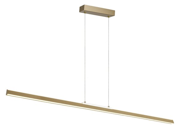 Mantra 8961 Lineal, zlaté lineární závěsné svítidlo se svícení nahoru/dolů LED 54W 3000K, délka 151cm