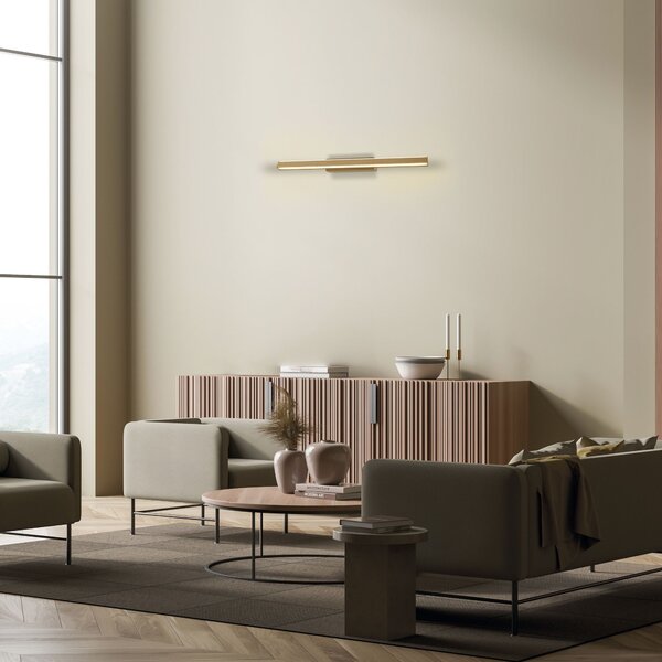 Mantra 8962 Lineal, bílé lineární nástěnné svítidlo se svícení nahoru/dolů LED 22W 3000K, délka 61cm