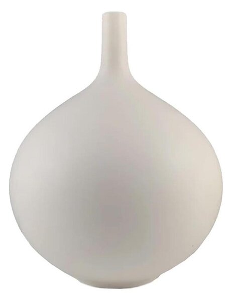 Keramická váza 24 cm bílá