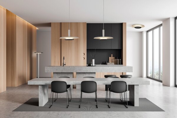 Mantra 9000_V Tina, černobílé závěsné svítidlo LED 24W 3000K, průměr 56cm - VYSTAVENO