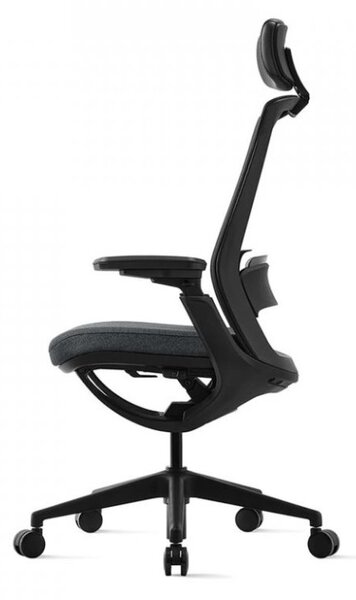 Kancelářská ergonomická židle ROLY BLACK - síťovina Černá