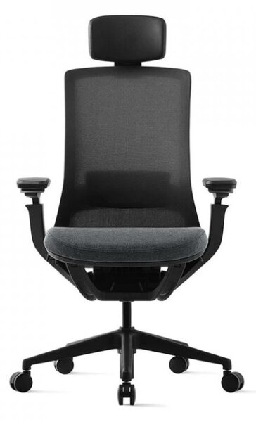 Kancelářská ergonomická židle ROLY BLACK - síťovina Černá