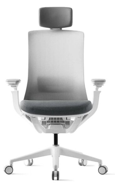 Kancelářská ergonomická židle ROLY WHITE - síťovina Černá