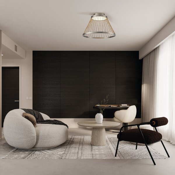 Mantra 8981 Spider, šedé stropní svítidlo LED 43W 3000K, průměr 50cm