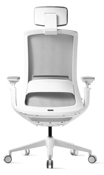 Kancelářská ergonomická židle ROLY WHITE - síťovina Černá