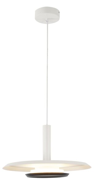 Mantra 9001 Tina, černobílé závěsné svítidlo LED 18W 3000K, průměr 40cm