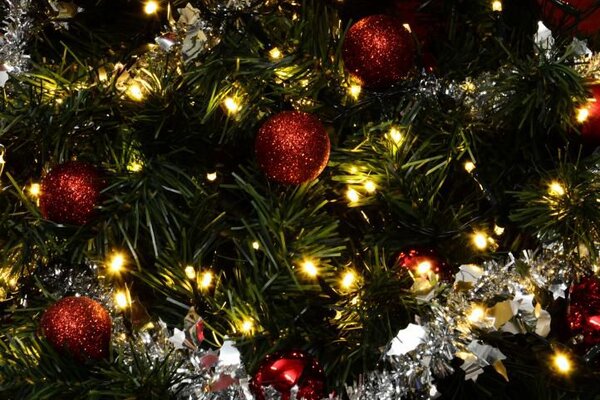 Vánoční světelný LED řetěz 20 m, 1000 LED, teple bílý