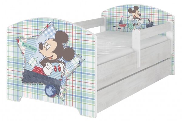 BabyBoo Dětská postel Disney s šuplíkem - Mickey Mouse