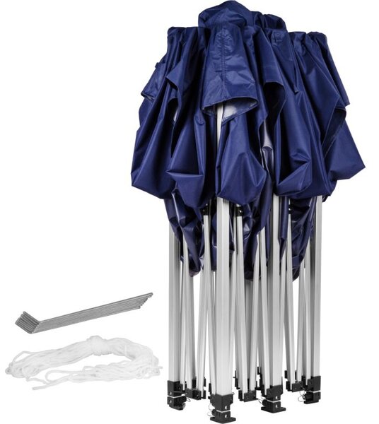 Zahradní párty stan INSTENT PRO, nůžkový, modrý, 3 x 6 m