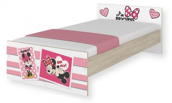 BabyBoo Dětská junior postel Disney 180x90cm - Minnie UPS