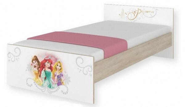 BabyBoo Dětská junior postel Disney 180x90cm - Princess