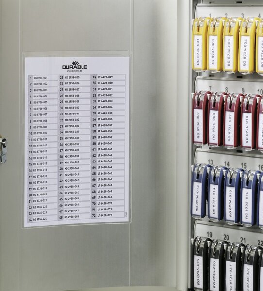 Hliníková skříňka na klíče KEY BOX, na 48 klíčů