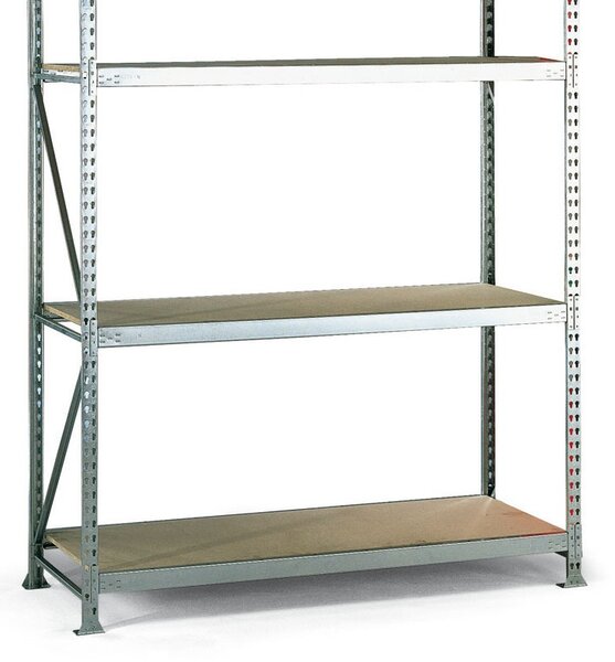 Policový regál, nosnost 500 kg, 2500 x 2600 x 800 mm, základní