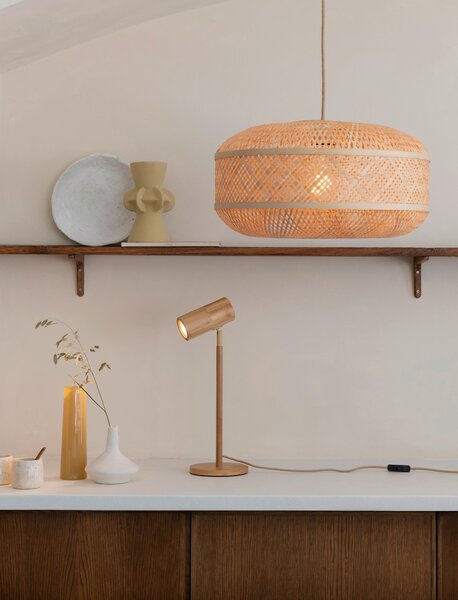 STOLNÍ LAMPA, stmívač s regulačním kolečkem, GU10, 15,5/15,5/47 cm Good & Mojo - Online Only svítidla, Online Only