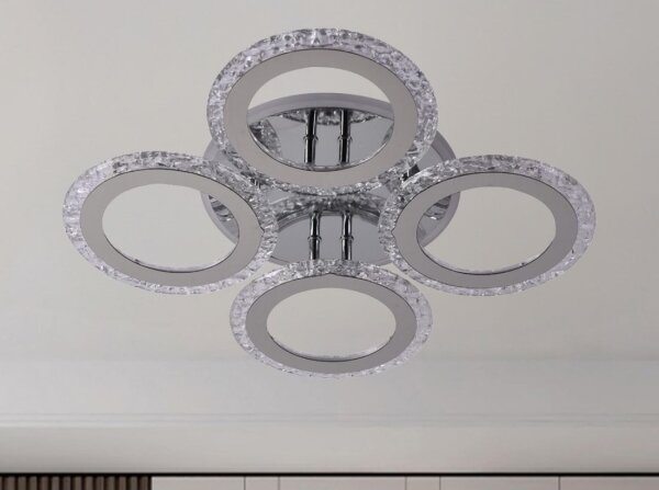 LED Stmívatelný přisazený lustr LED/55W/230V 3000-6500K + DO