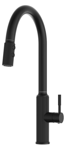 Gamma Lux, vysoká dřezová baterie, černá matná, GMA-BLX-BK