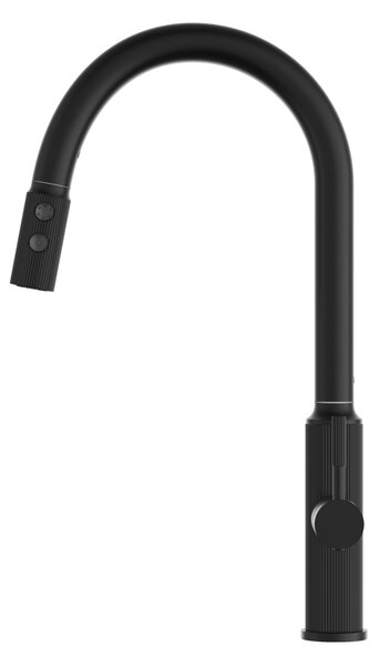 Gamma Lux, vysoká dřezová baterie, černá matná, GMA-BLX-BK