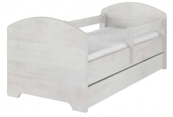 NELLYS Dětská postel SABI v barvě norské borovice s šuplíkem + matrace zdarma