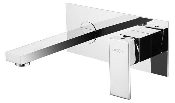 Mexen Cube podomítková umyvadlová baterie, chrom - 73115-00